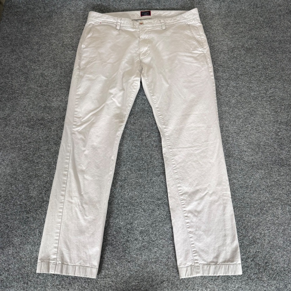 UNTUCKit Mens Chino Pants 35x30 (36x29) Gray Straight Fit‎ Pima Cotton Casual